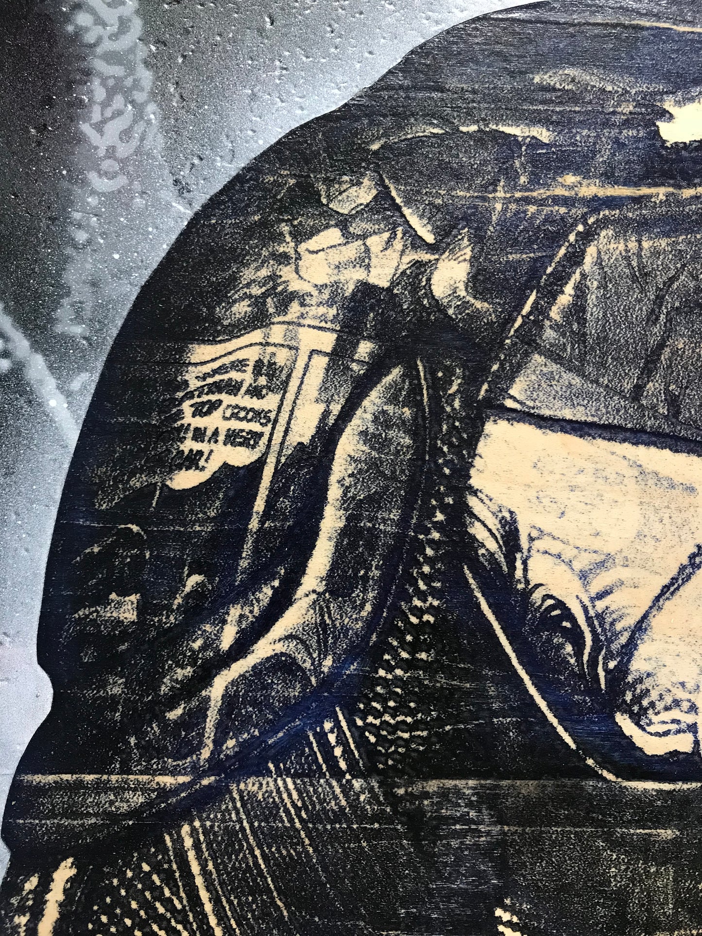 Rob Bishop Comic On Batman Original - The Acorn Gallery, Pocklington