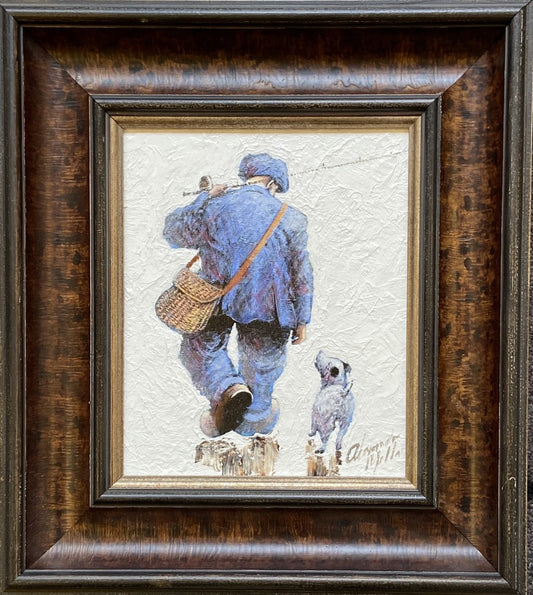 Alexander Millar Let's Go Fishing Original - The Acorn Gallery, Pocklington