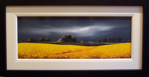 Fields Of Gold Original by Allan Morgan *SOLD*-Original Art-Allan-Morgan-landscape-artist-The Acorn Gallery