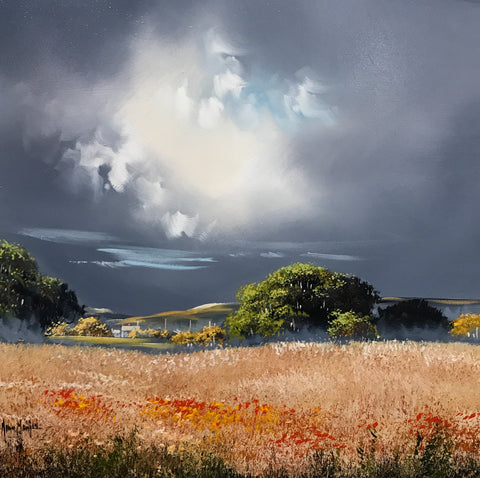 Fields Of Home Original by Allan Morgan *SOLD*-Original Art-Allan-Morgan-landscape-artist-The Acorn Gallery