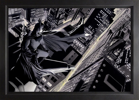 Batman Knight Over Gotham Canvas by Alex Ross