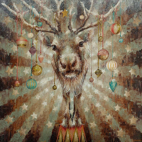 Rudolph Goes AWOL by Amanda Stratford-Limited Edition Print-The Acorn Gallery
