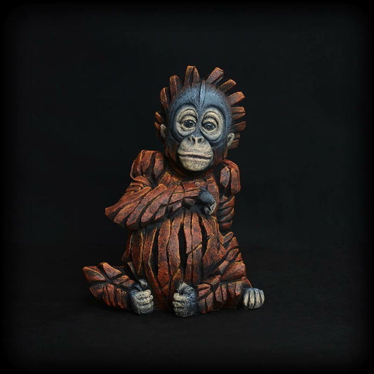 Baby Orangutan by EDGE Sculpture available at The Acorn Gallery, Pocklington. Shop online with careful uk delivery.