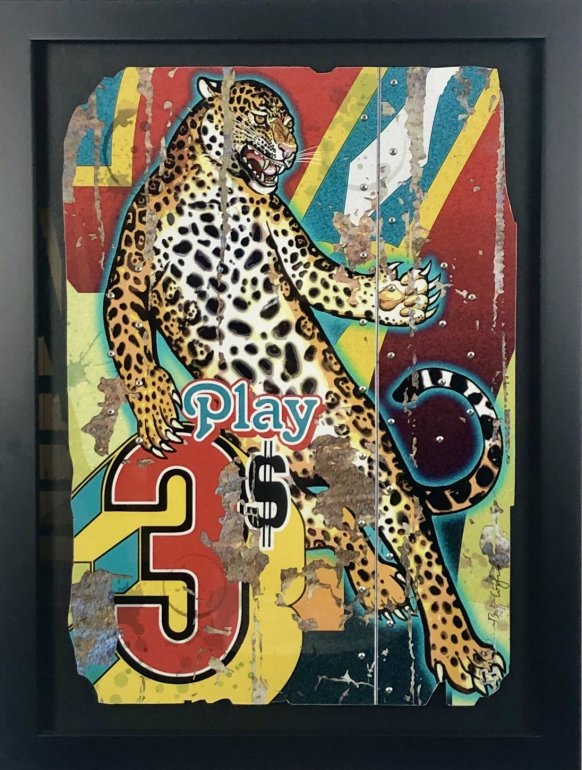 Fairground Art $3 Play by Bob Cosford available at The Acorn Gallery, Pocklington. Shop online or call us on 01759 307652.