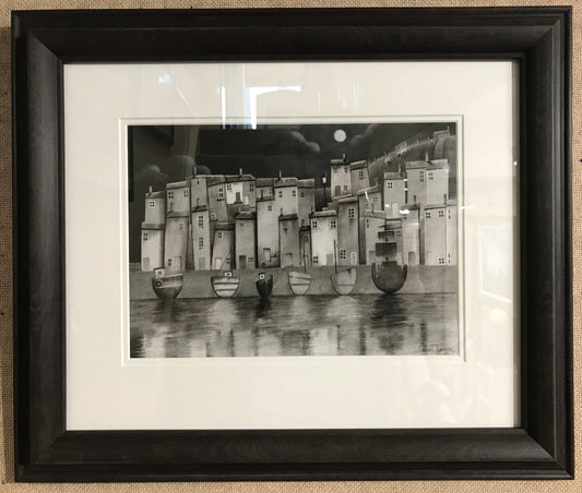 Shaun Tymon Moonlight Reflections Original - The Acorn Gallery, Pocklington