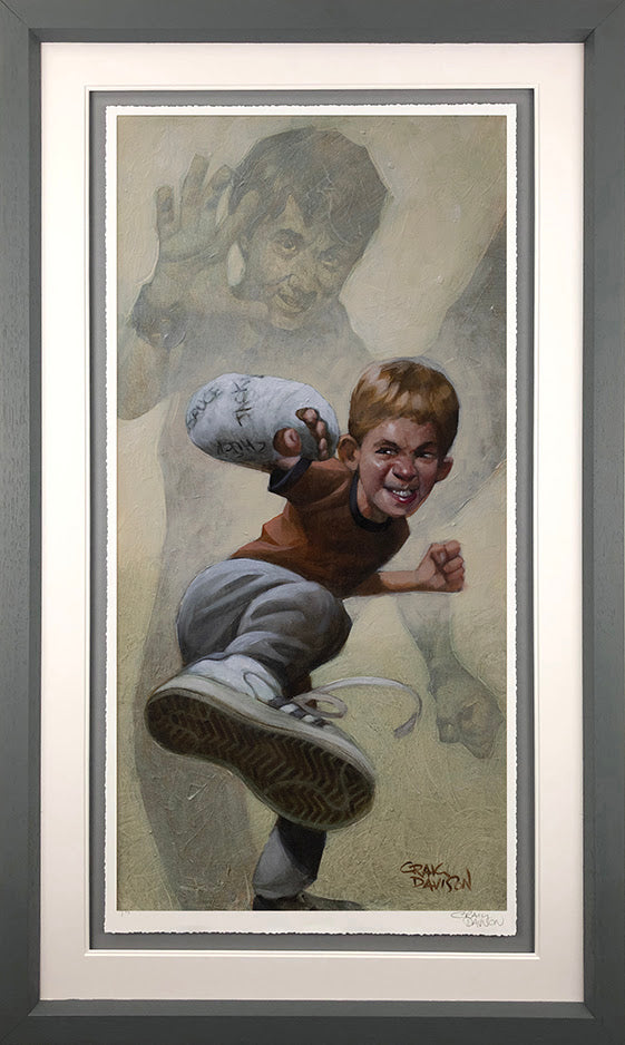 Armour Of Bob limited edition giclee print by Craig Davison, framed and hand signed