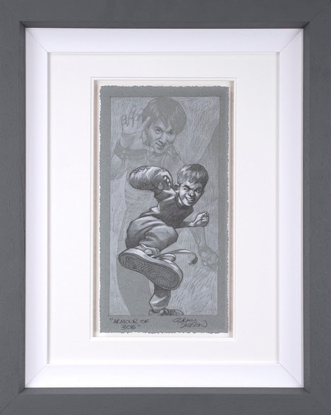 Armour Of Bob limited edition giclee print by Craig Davison framed and hand signed