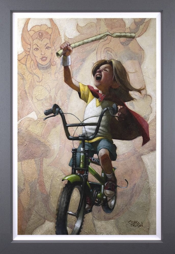 Craig Davison Fly Swift Wind, Fly Hand Embellished Canvas - The Acorn Gallery, Pocklington