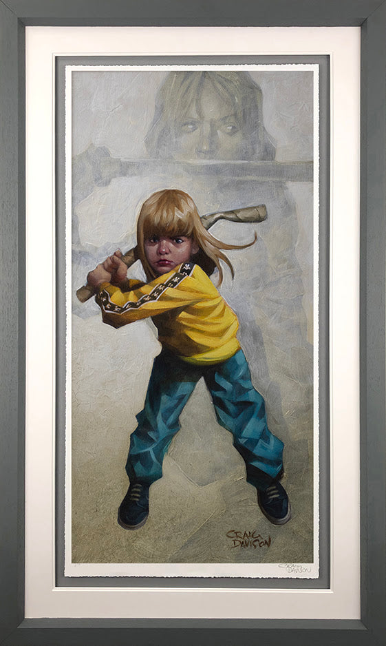 Here Comes The Bride limited edition giclee paper print by Craig Davison, hand signed, framed 36 x 21 inches