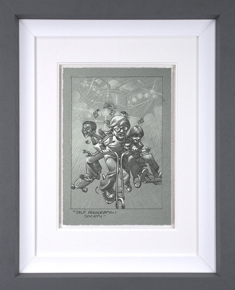 Craig Davison Self Preservation Society Sketch - The Acorn Gallery, Pocklington