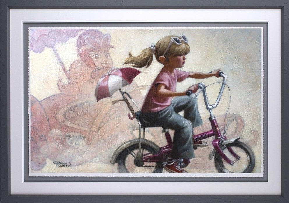 Craig Davison The Glamour Girl Of The Gas Pedal Paper Print - The Acorn Gallery, Pocklington