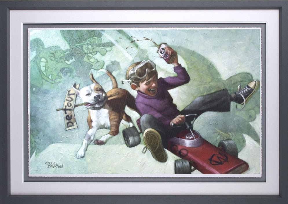 Craig Davison Those Double Dealing Do-Badders Paper Print - The Acorn Gallery, Pocklington