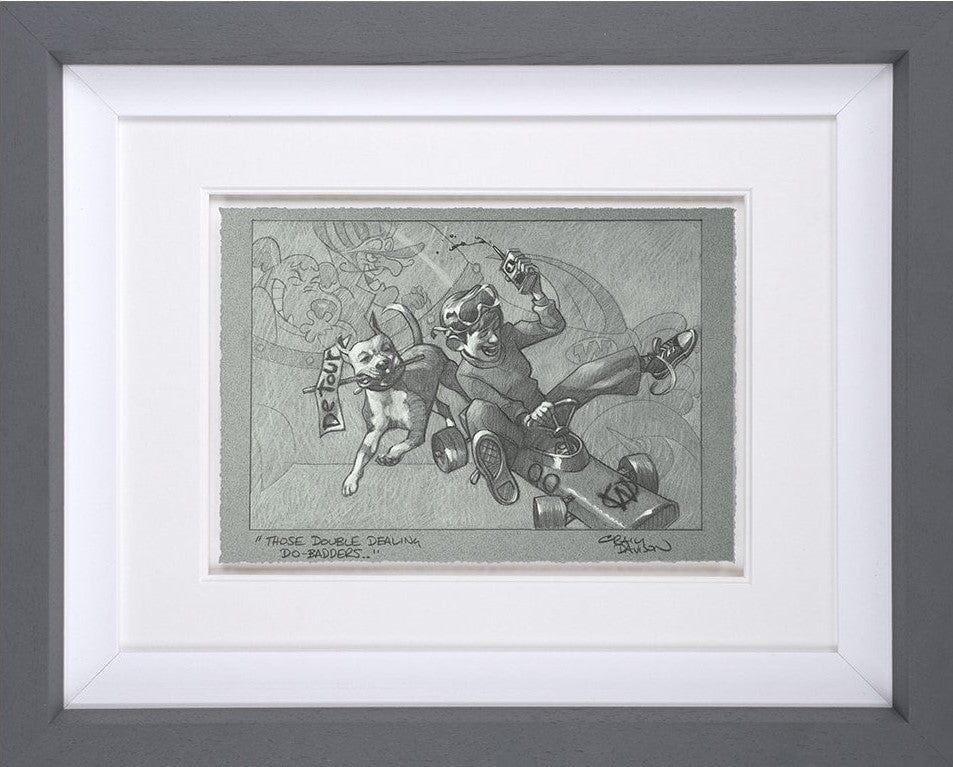 Craig Davison Those Double Dealing Do-Badders Sketch - The Acorn Gallery, Pocklington