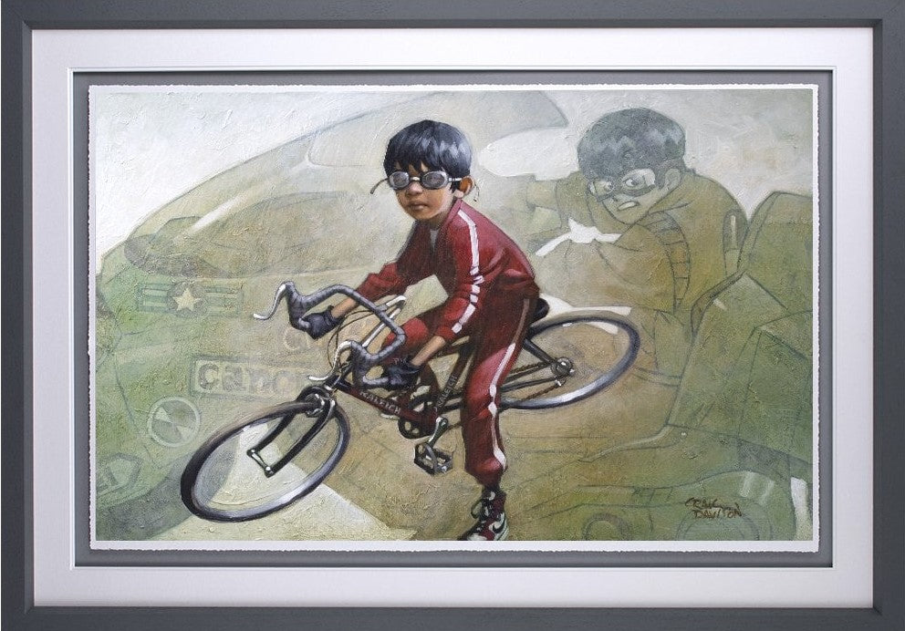 Craig Davison Twin Ceramic Rotor Drives On Each Wheel Paper Print - The Acorn Gallery, Pocklington