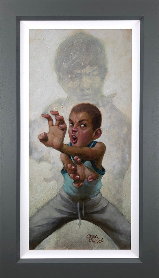 Way Of The Darren hand embellished canvas by Craig Davison limited edition print framed artwork