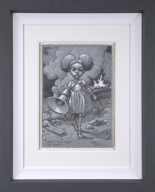 Craig Davison Won't You Help To Sing Sketch - The Acorn Gallery, Pocklington