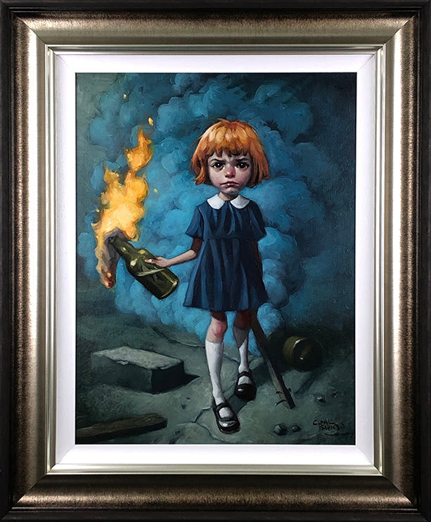 Craig Davison And I'm Never Going To Dance To A Different Song Hand Embellished Canvas - The Acorn Gallery, Pocklington