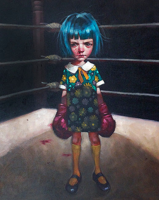 Craig Davison Dig Deep Hand Embellished Canvas - The Acorn Gallery, Pocklington