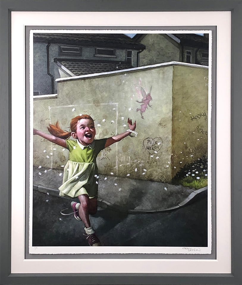 Craig Davison Faith, Trust And Pixie Dust Paper Print - The Acorn Gallery, Pocklington