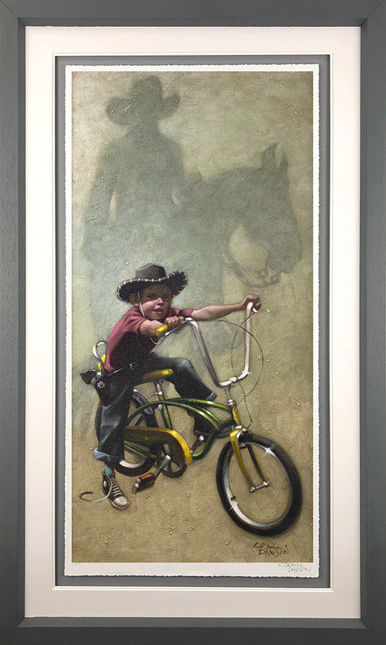 Craig Davison Move 'Em On, Head 'Em Up...Rawhide!! Paper Print - The Acorn Gallery, Pocklington
