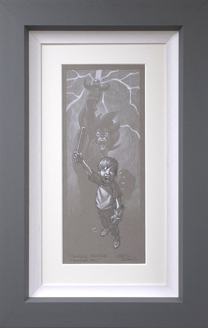 Craig Davison Thunder, Thunder, Thunder Cats Hooo Sketch - The Acorn Gallery, Pocklington