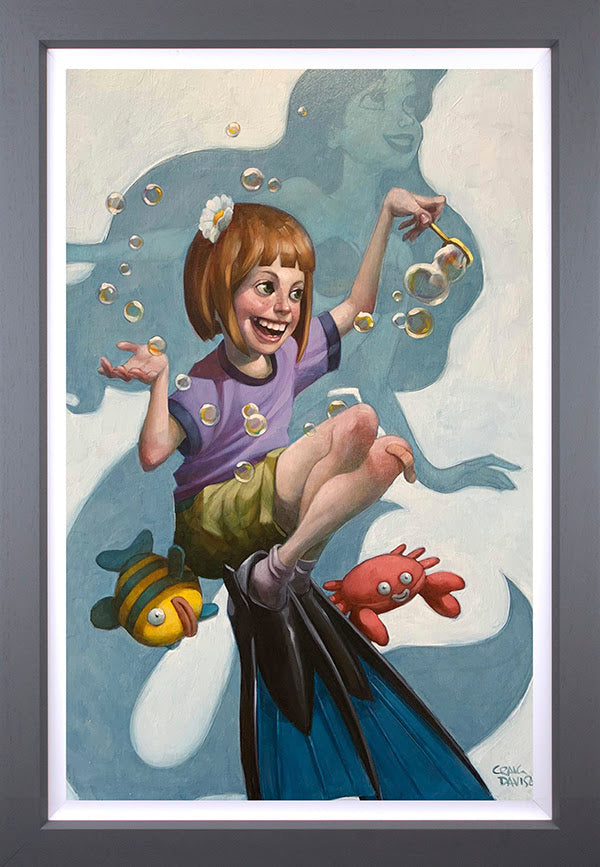 Craig Davison Under The Sea Hand Embellished Canvas - The Acorn Gallery, Pocklington