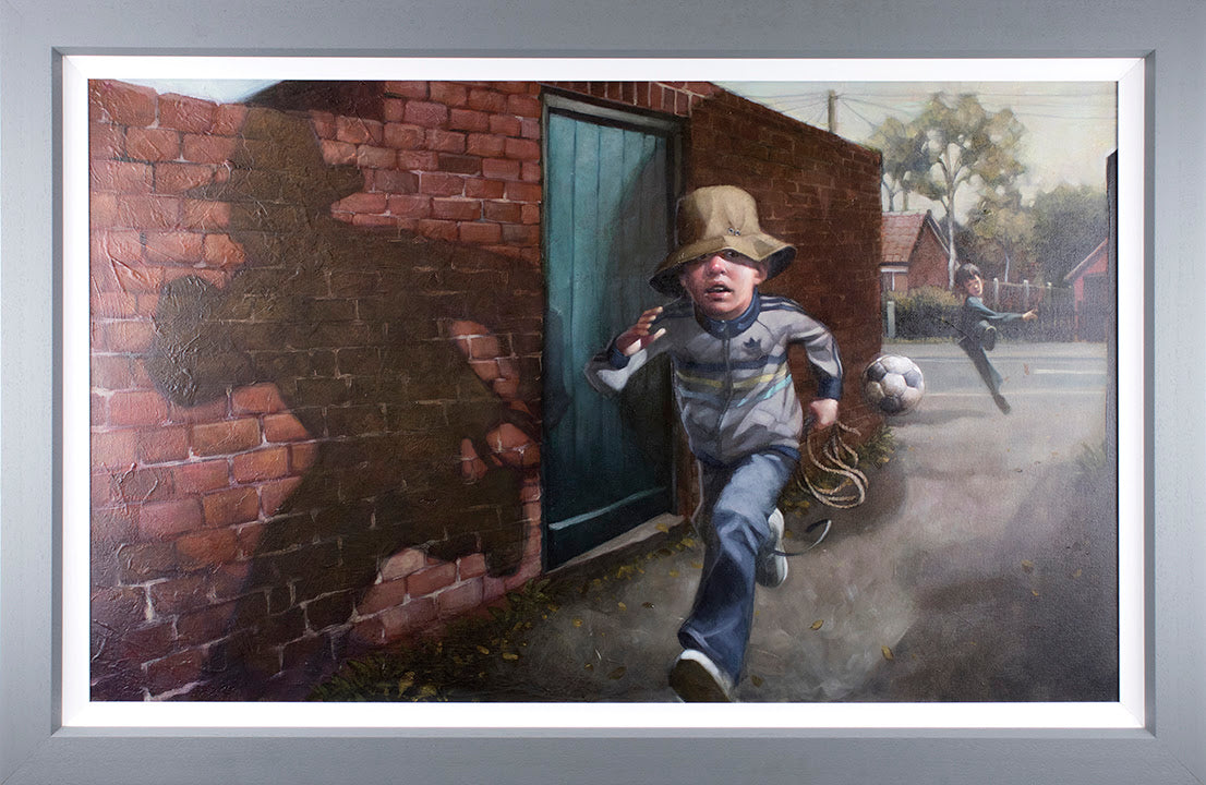 Craig Davison Whip It...Whip It Good! Hand Embellished Canvas - The Acorn Gallery, Pocklington