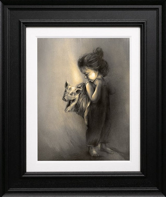 Craig Everett Piggy Back Canvas - The Acorn Gallery, Pocklington