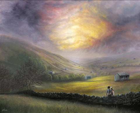 A Romantic View Of Swaledale by Danny Abrahams