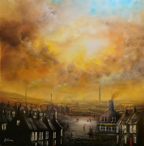 A Quick Pint After Work Original by Danny Abrahams *SOLD*