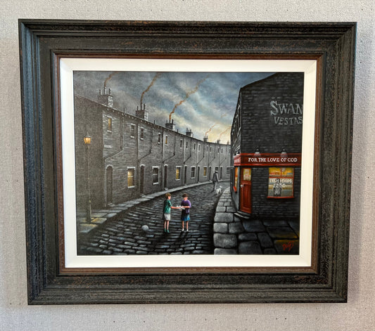 Peter Davidson For The Love Of Cod Original Painting - The Acorn Gallery, Pocklington