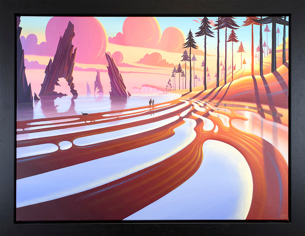 Derrick Fielding My Rock Hand Embellished Canvas - The Acorn Gallery, Pocklington