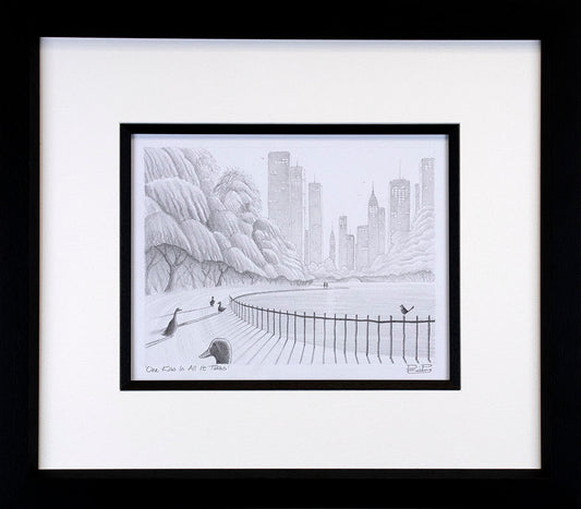 Derrick Fielding One Kiss Is All It Takes Original Sketch - The Acorn Gallery, Pocklington