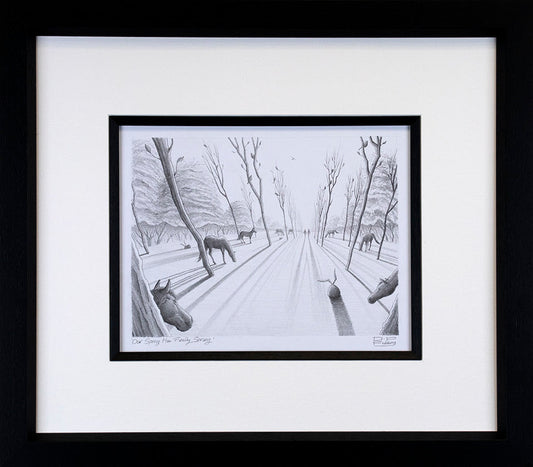 Derrick Fielding Our Spring Has Sprung Original Sketch - The Acorn Gallery, Pocklington