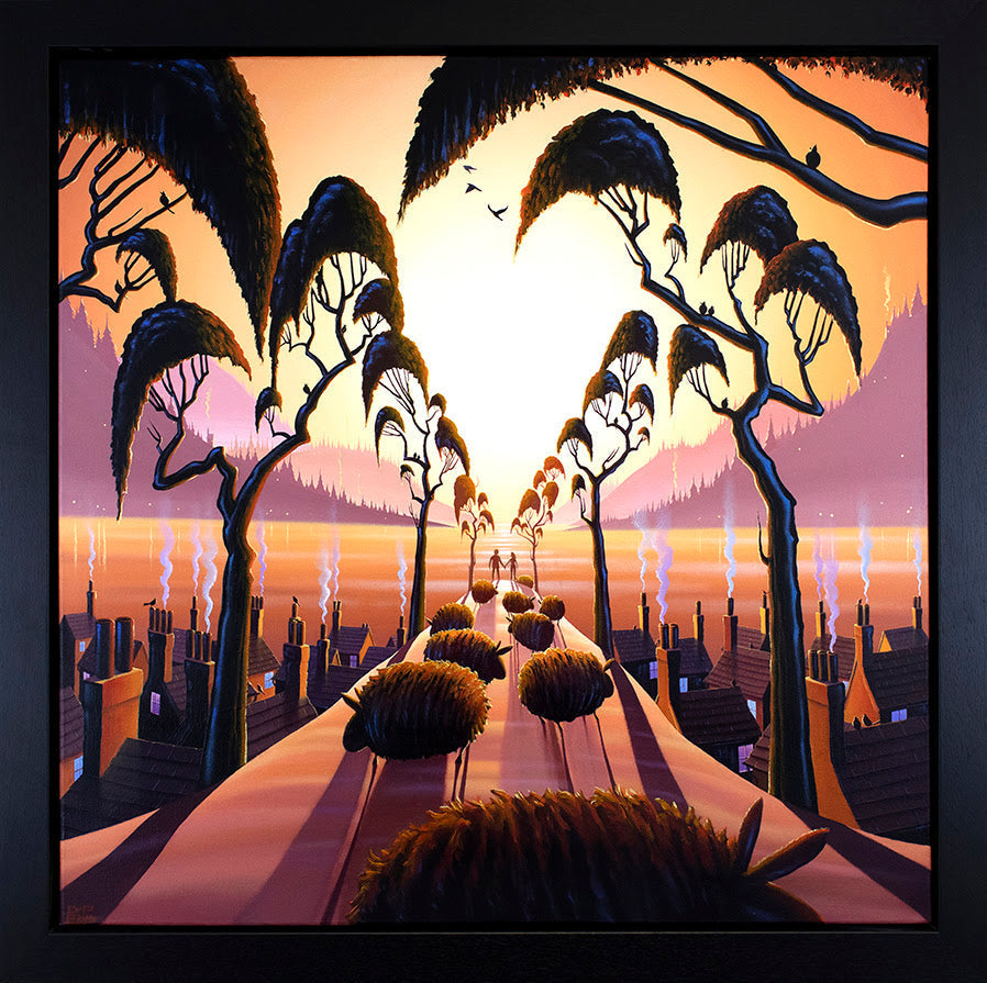 Derrick Fielding To Make You Feel My Love Hand Embellished Canvas - The Acorn Gallery, Pocklington