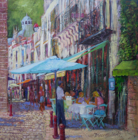 Sitting In The Shade Original by Doreen Greenshields *SOLD*