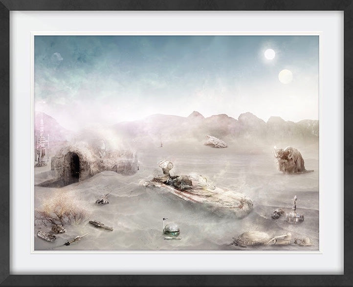 Mark Davies Shifting Sands Star Wars - Limited Edition Print - The Acorn Gallery, Pocklington