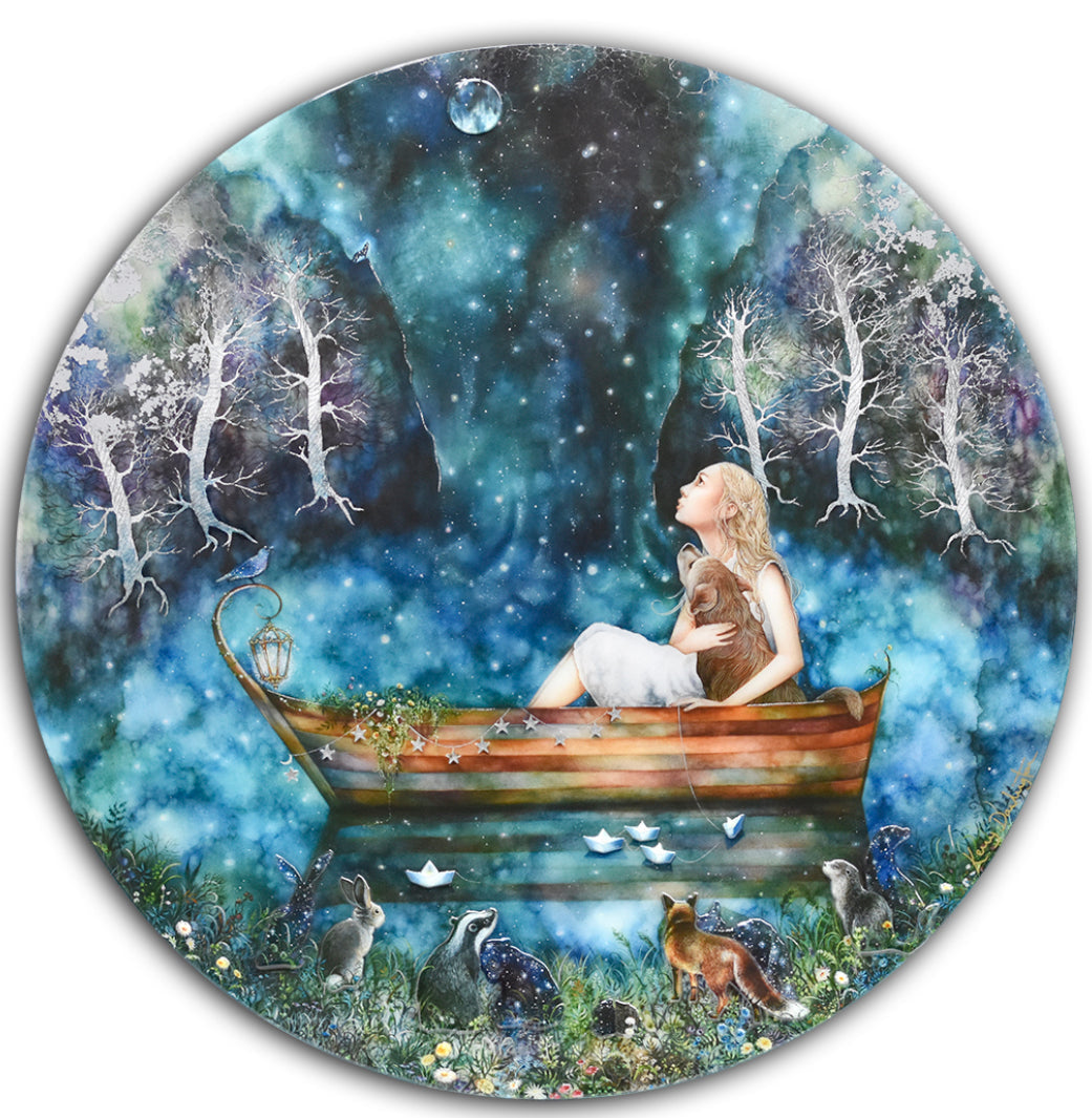 Kerry Darlington Waterfall Skies - The Acorn Gallery, Pocklington
