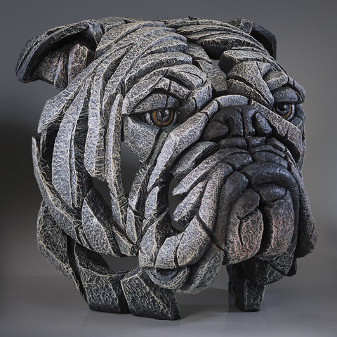Bulldog White by Edge Sculpture