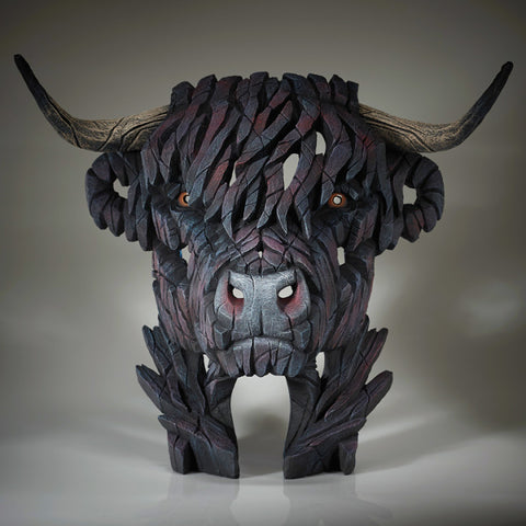 Highland Cow Black by Edge Sculpture