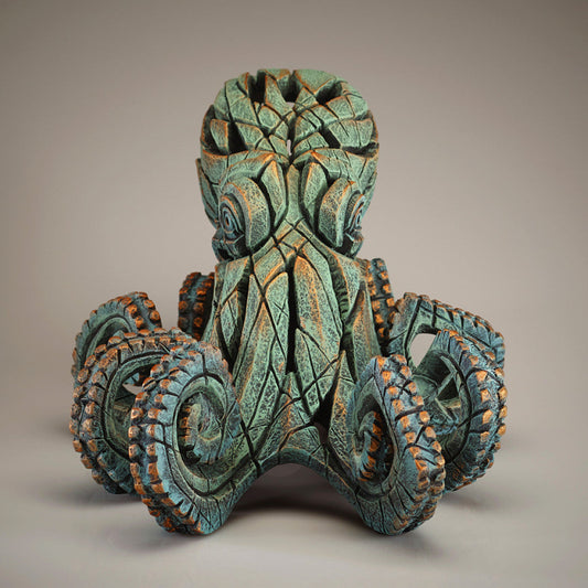 EDGE Sculpture Octopus Verdi-Gris - The Acorn Gallery, Pocklington