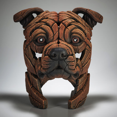 Staffordshire Bull Terrier (Red Staffy) by Edge Sculpture