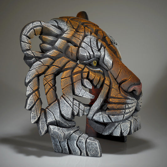 EDGE Sculpture Tiger Bust - The Acorn Gallery, Pocklington