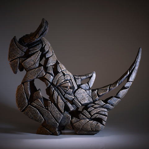 Rhino by Edge Sculpture-Sculpture-EDGE-Sculpture-Matt-Buckley-artist-The Acorn Gallery
