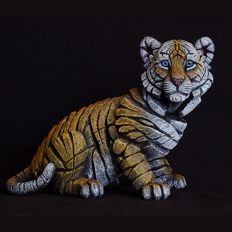 EDGE Sculpture Tiger Bengal Cub - The Acorn Gallery, Pocklington