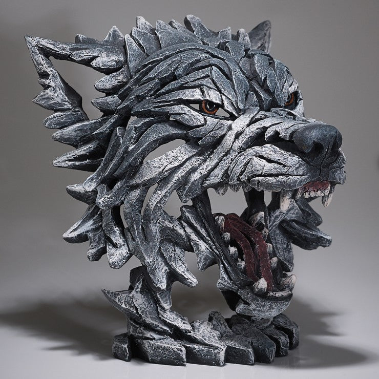 EDGE Sculpture Wolf Grey - The Acorn Gallery, Pocklington
