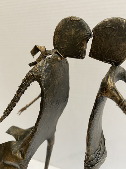 Ed Rust Kissing Original Sculpture - The Acorn Gallery, Pocklington