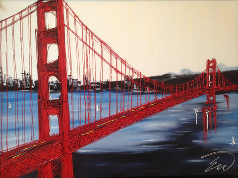 Golden Gate Bridge Original by Edward Waite *SOLD*