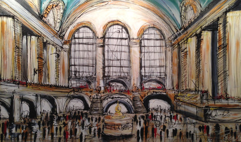 Grand Central Station Original by Edward Waite *SOLD*