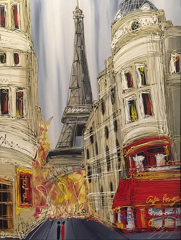 Love In Paris Original by Edward Waite *SOLD*